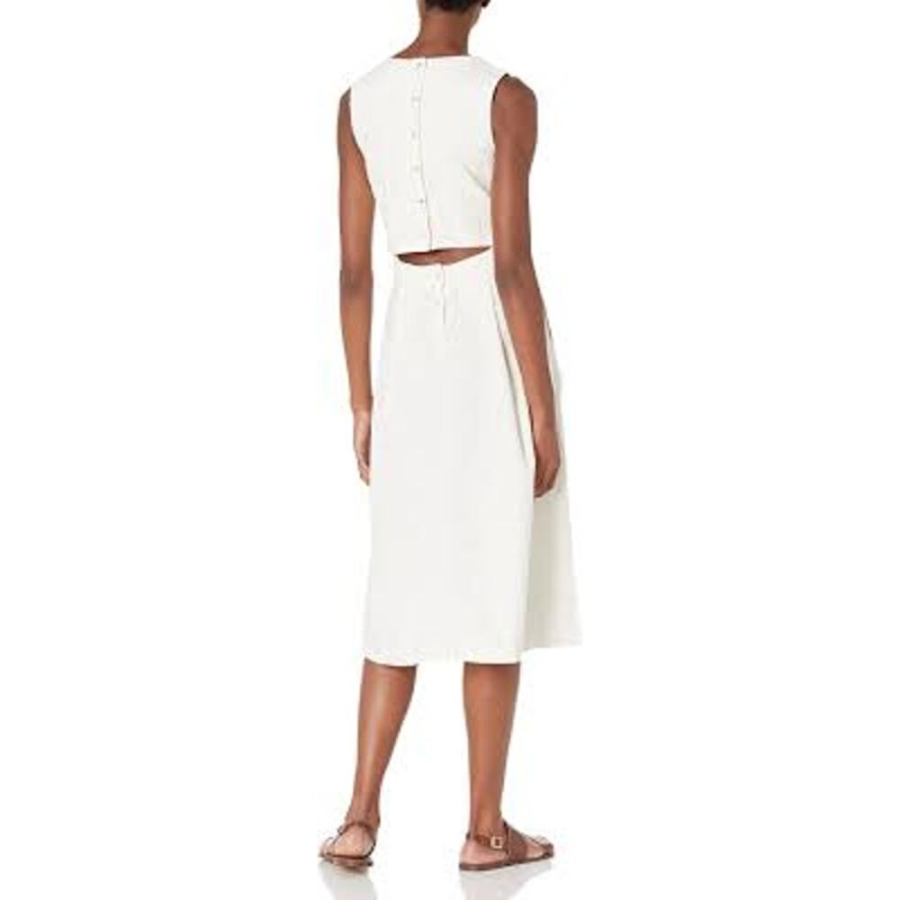 Adriano Goldschmied Libby Button Back Midi Dress … - image 8